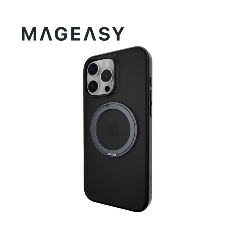 MagEasy MagStand 360 M Rotating Ring Protective Case for iPhone 16 Series - XtraSure | Apple Authorized Reseller in Myanmar