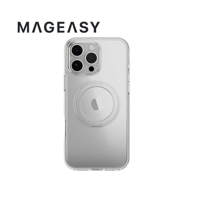 MagEasy MagStand 360 M Rotating Ring Protective Case for iPhone 16 Series - XtraSure | Apple Authorized Reseller in Myanmar