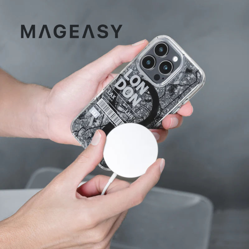 MagEasy Urban M 3D Patterned Shockproof Case for iPhone 16 Series