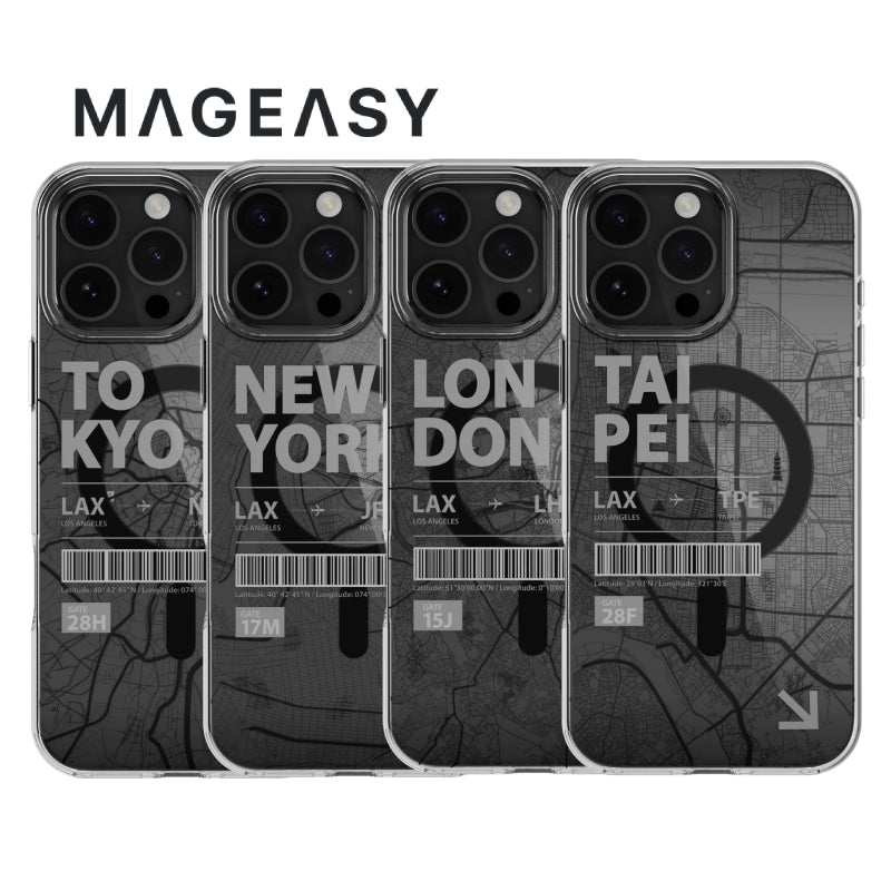 MagEasy Urban M 3D Patterned Shockproof Case for iPhone 16 Series