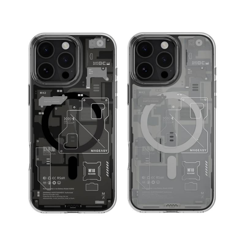 MagEasy X Ray M 3D Patterned Shockproof Case for iPhone 16 Series