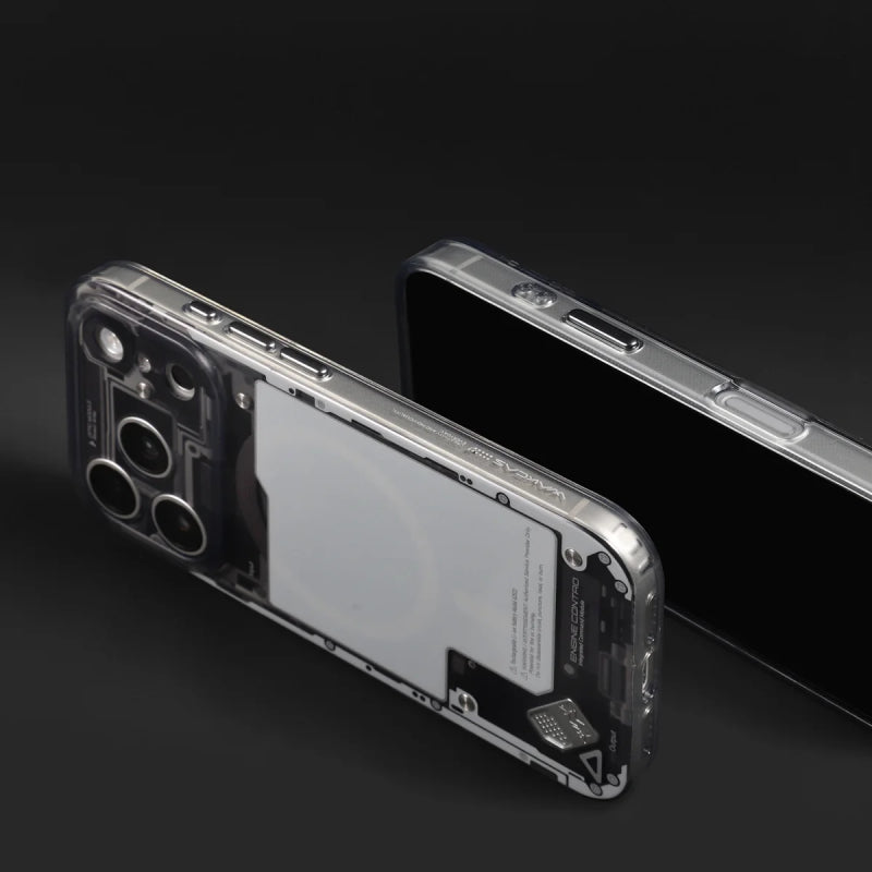 Wakcas Black See-Through Matte MagSafe Case for iPhone 18 Series