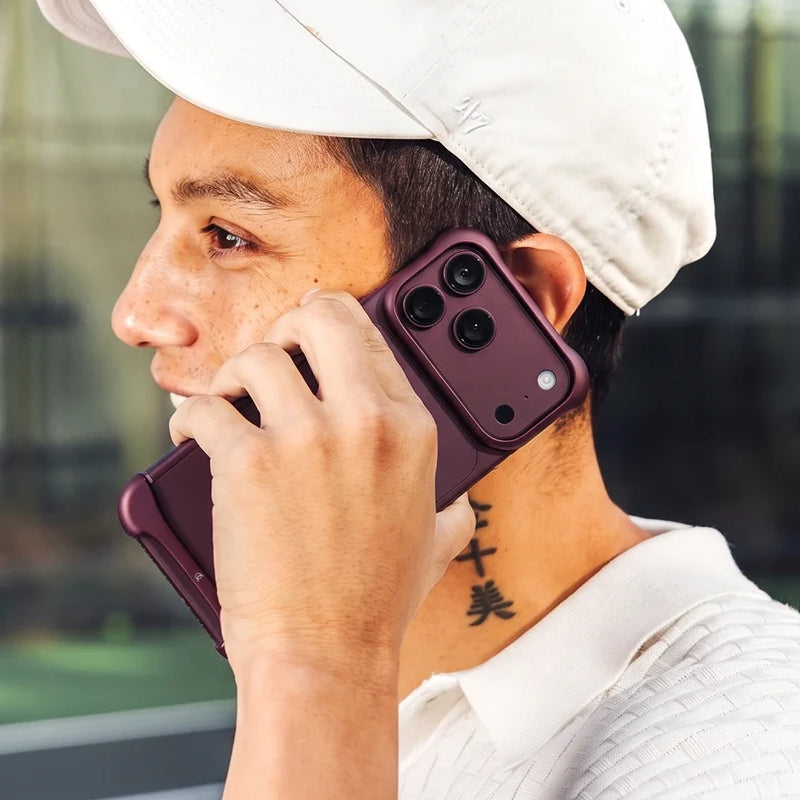 Arc Pulse Aluminum Matte Dark Red for iPhone 18 Series