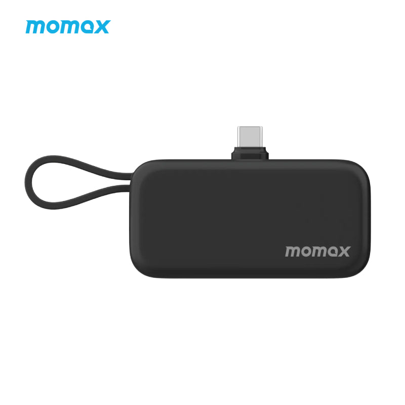 Momax 1-Power-Mini-5000mAh-Bulit-in-USB-C-Battery-Pack - XtraSure | Apple Authorized Reseller in Myanmar