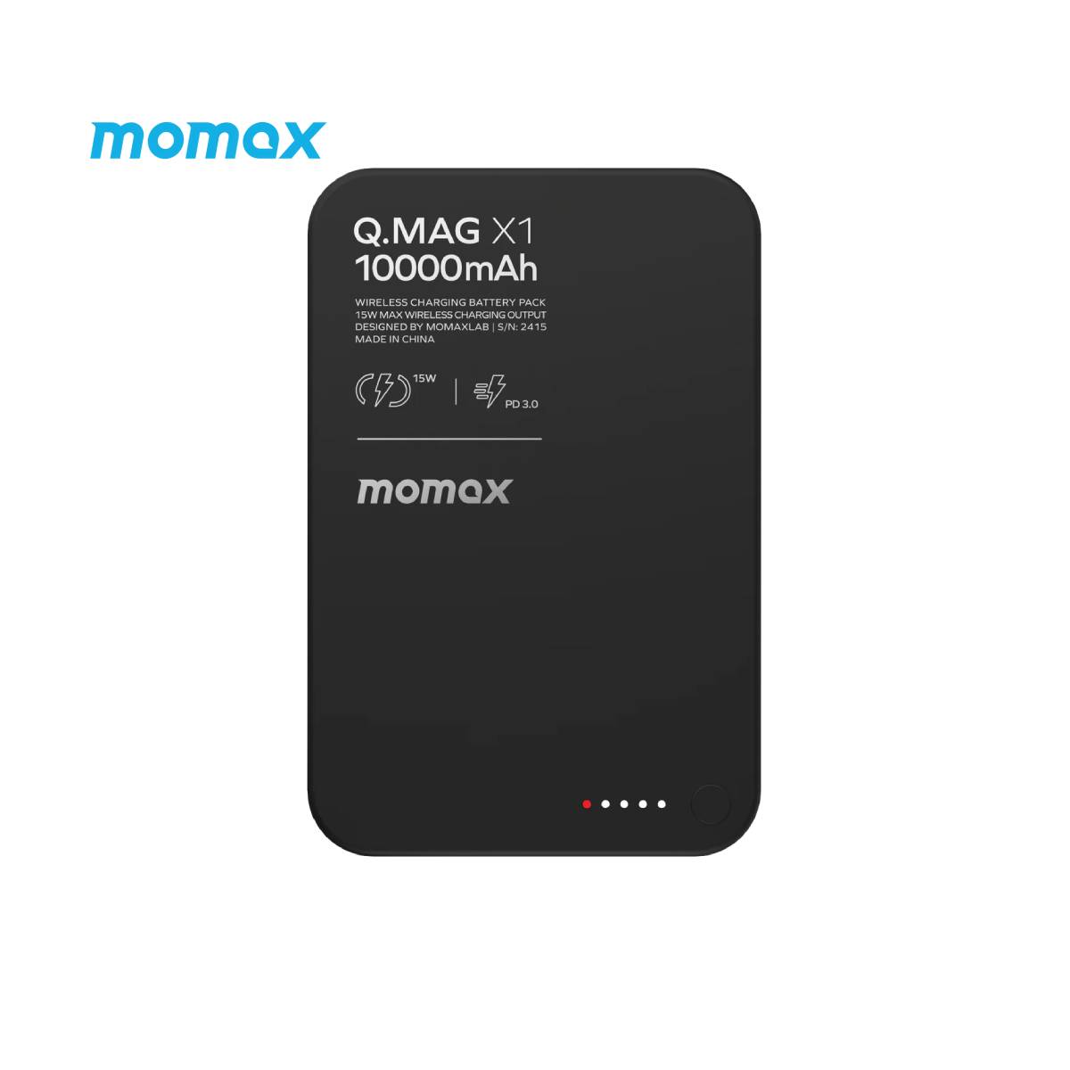 Momax 10000 mAh Wireless PowerBank - XtraSure | Apple Authorized Reseller in Myanmar