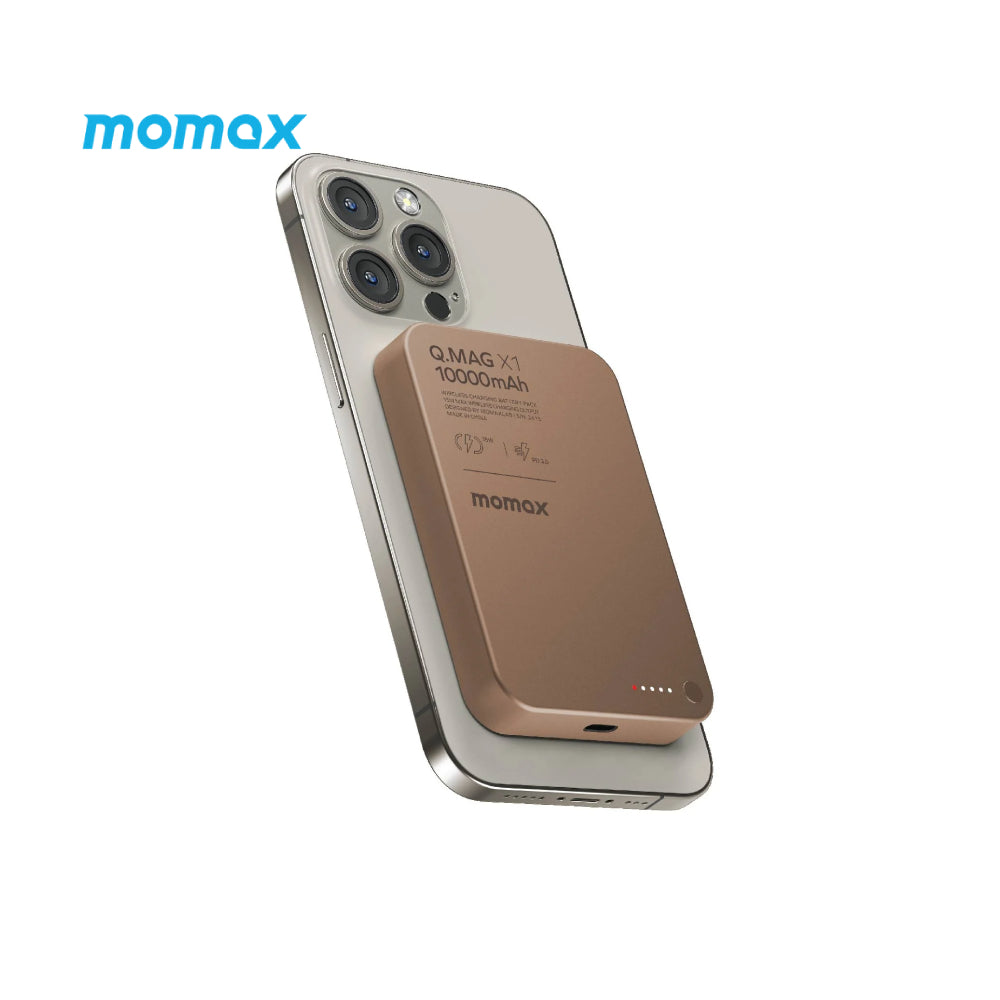 Momax 10000 mAh Wireless PowerBank - XtraSure | Apple Authorized Reseller in Myanmar