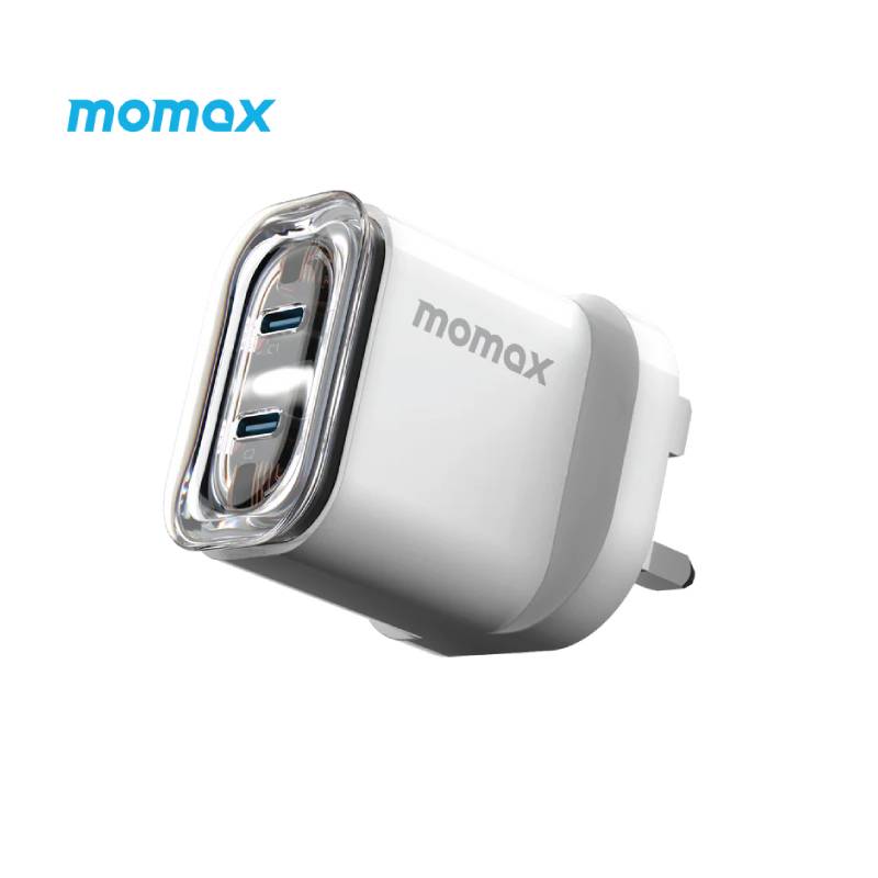 Momax 2 Port Gan Charger 35W (UM51UKW) - XtraSure | Apple Authorized Reseller in Myanmar