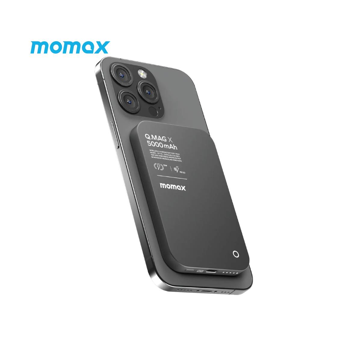 Momax 5000 mAh Wireless PowerBank - XtraSure | Apple Authorized Reseller in Myanmar