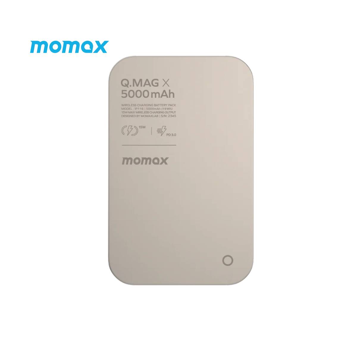 Momax 5000 mAh Wireless PowerBank - XtraSure | Apple Authorized Reseller in Myanmar
