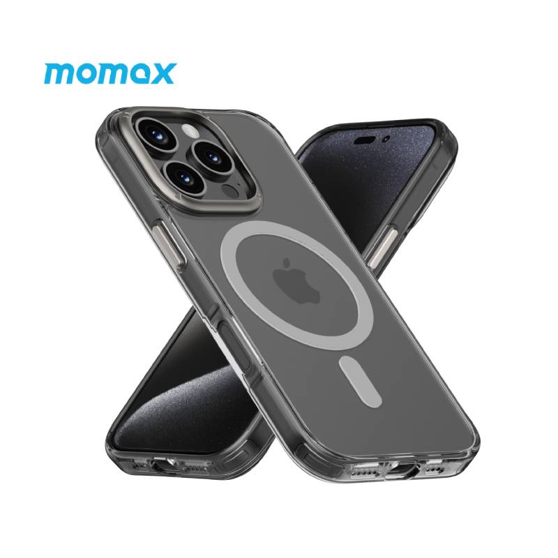 Momax CaseFORM Play Magnetic Case for iPhone 16 Series (Transparent) - XtraSure | Apple Authorized Reseller in Myanmar