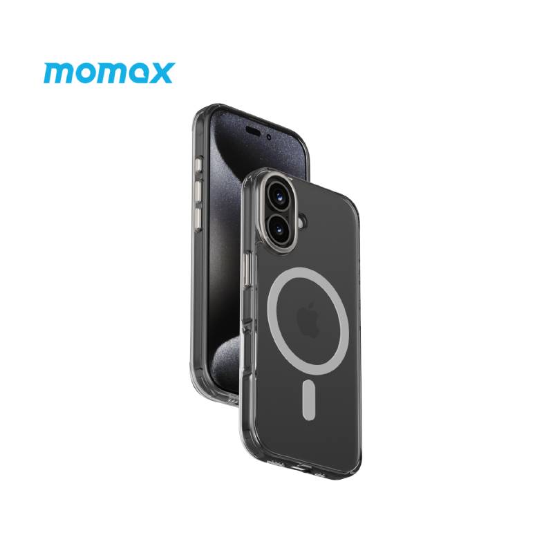 Momax CaseFORM Play Magnetic Case for iPhone 16 Series (Transparent) - XtraSure | Apple Authorized Reseller in Myanmar