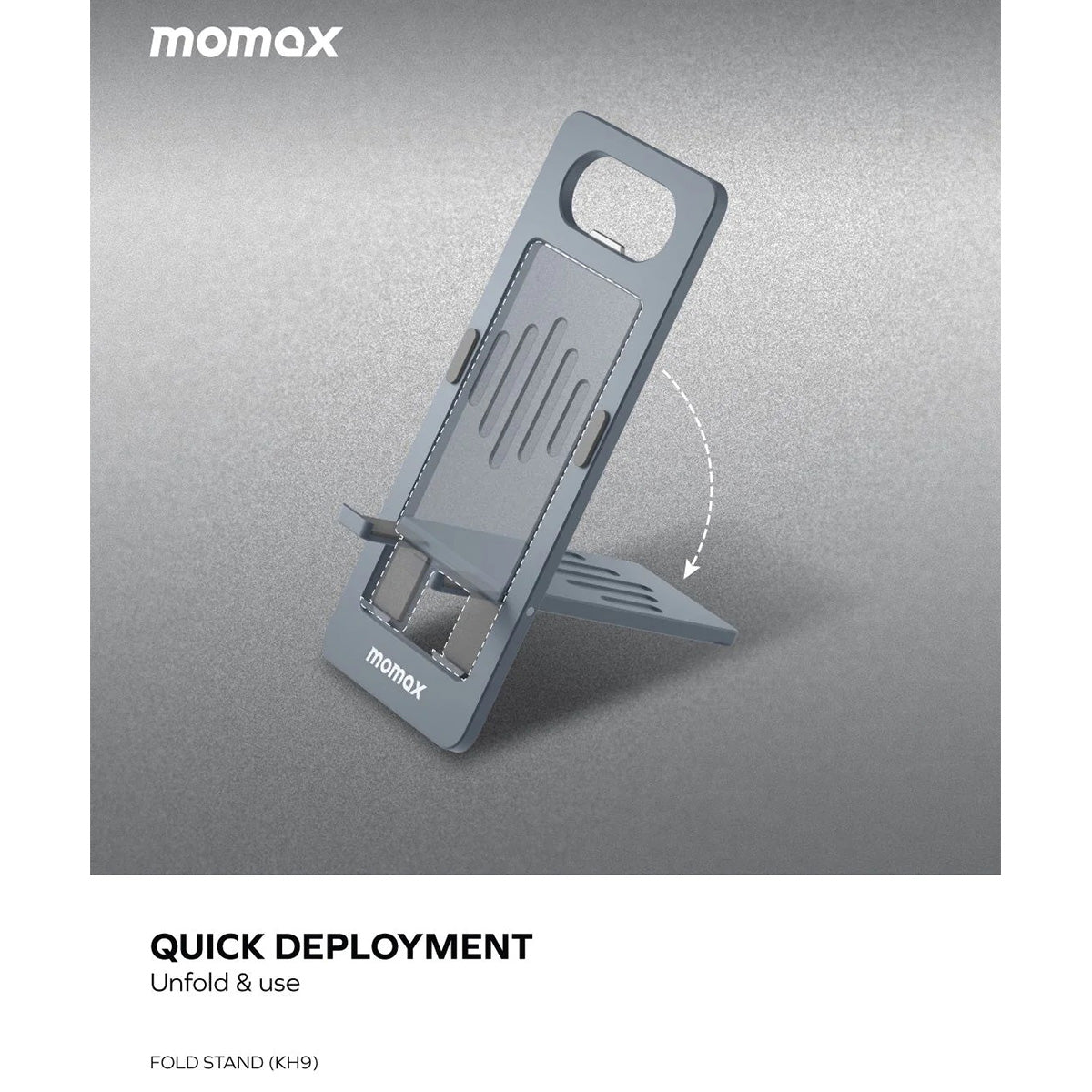 Momax Fold Stand Portable Mobile Phone Stand - XtraSure | Apple Authorized Reseller in Myanmar
