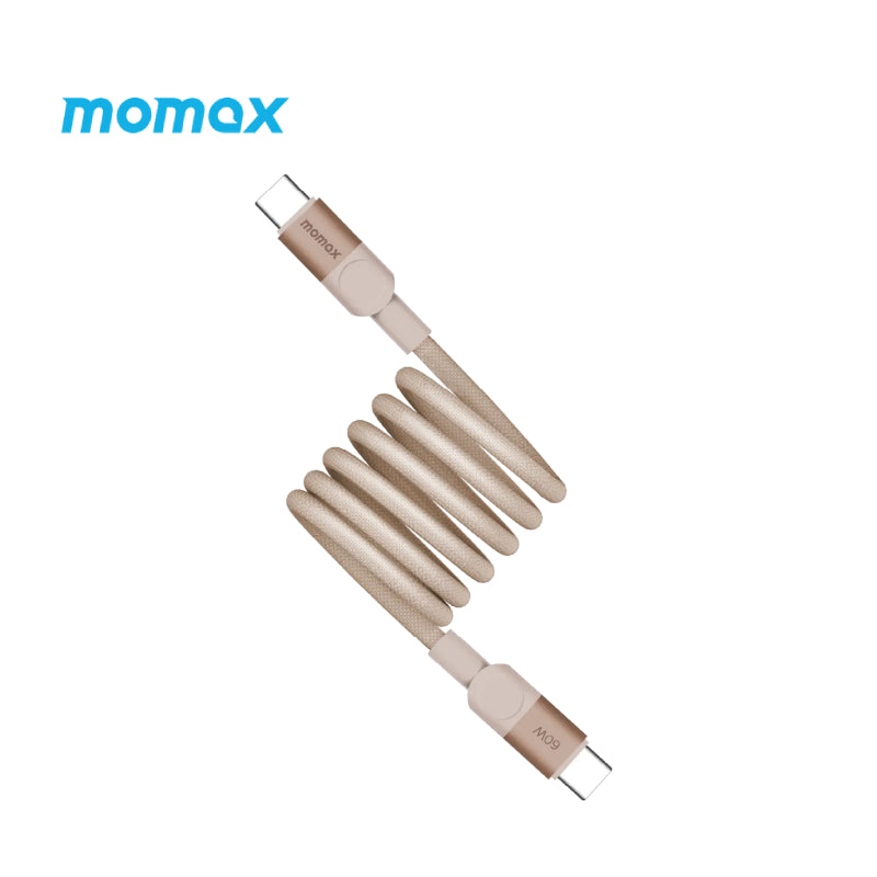 Momax Mag.Link 60W USB-C to USB-C Magnetic Cable-1m - XtraSure | Apple Authorized Reseller in Myanmar