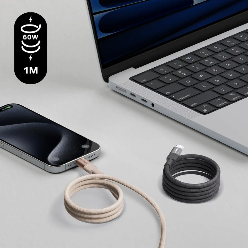 Momax Mag.Link 60W USB-C to USB-C Magnetic Cable-1m - XtraSure | Apple Authorized Reseller in Myanmar