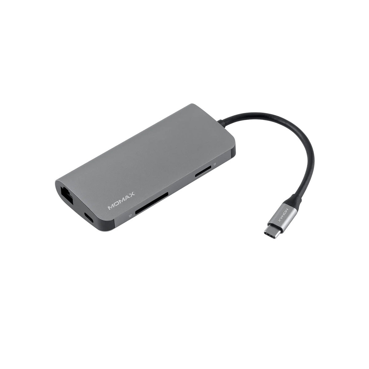 Momax ONE Link 8-in-1 USB-C Extender PD 60W Charging with HDMI 4K (DHC6E)