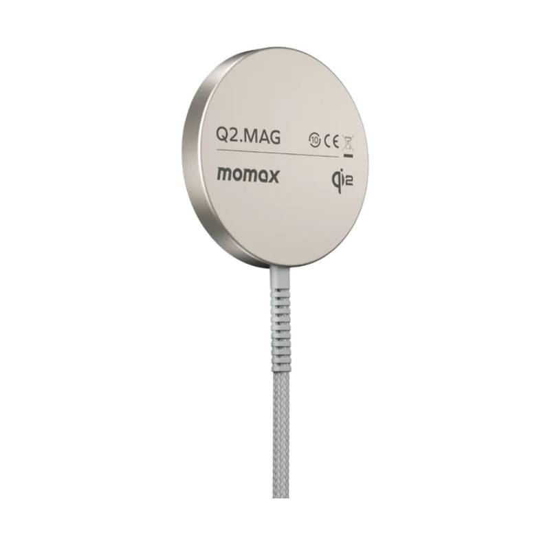 Momax Q2.Mag Portable 15W Qi2 Wireless Magnetic Charger (UD32L) - XtraSure | Apple Authorized Reseller in Myanmar
