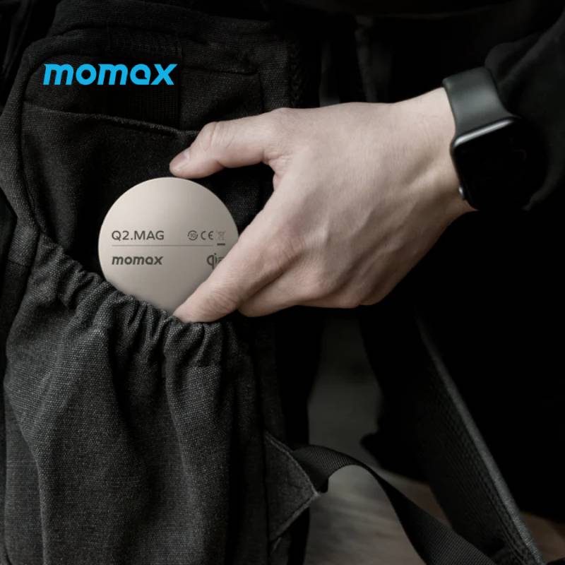 Momax Q2.Mag Portable 15W Qi2 Wireless Magnetic Charger (UD32L) - XtraSure | Apple Authorized Reseller in Myanmar