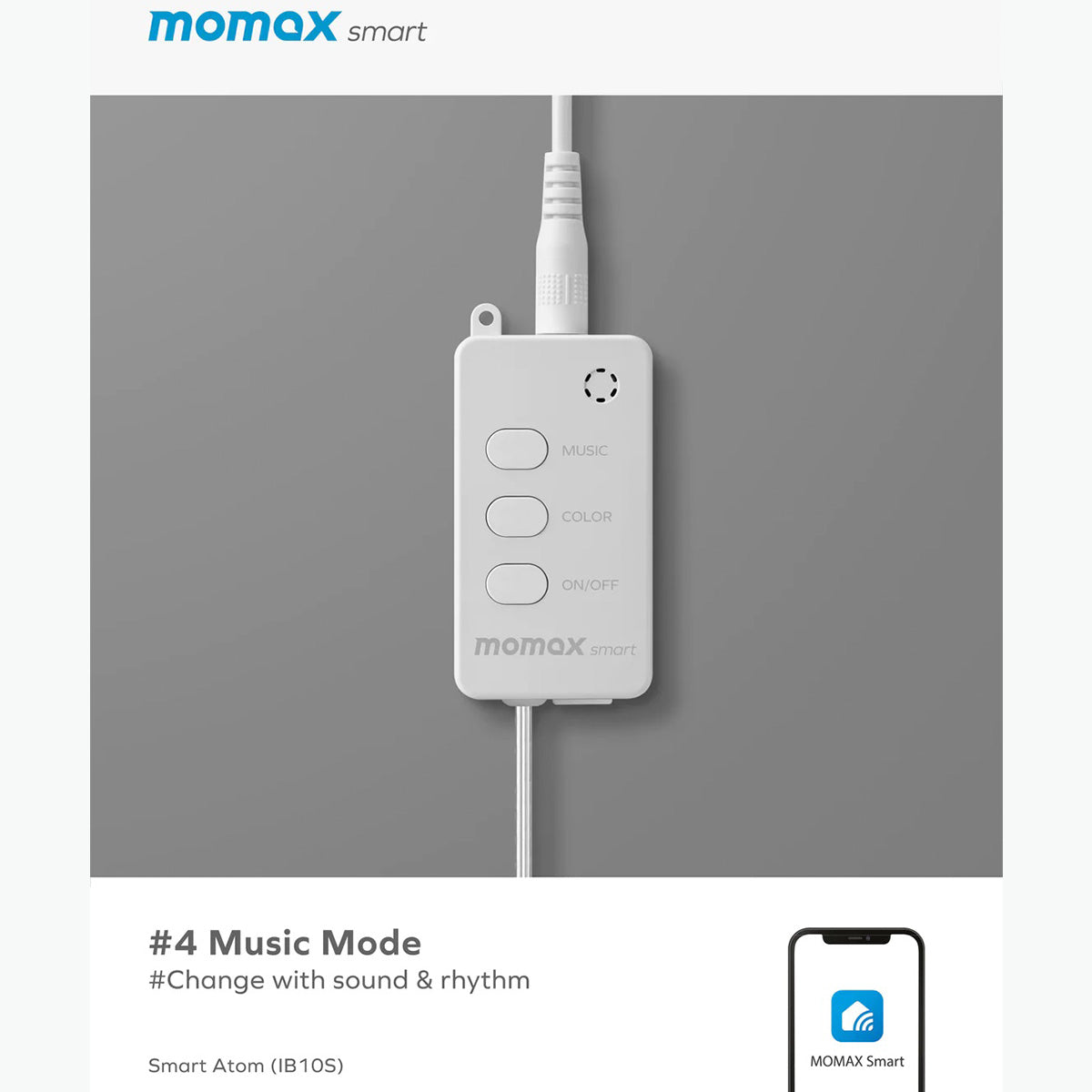 Momax Smart Atom IoT Smart Symphony Ball Light String (IB10SW) - XtraSure | Apple Authorized Reseller in Myanmar