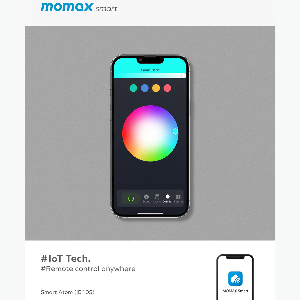 Momax Smart Atom IoT Smart Symphony Ball Light String (IB10SW) - XtraSure | Apple Authorized Reseller in Myanmar