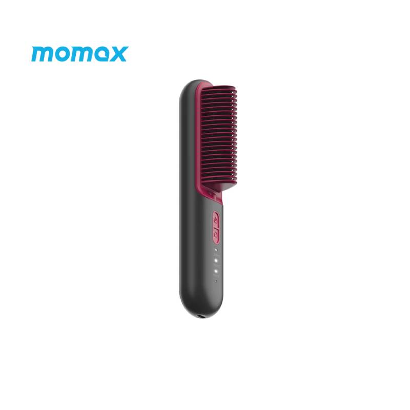 Momax Ultra Sleek Cordless Hair Straightener Brush (HL12E)
