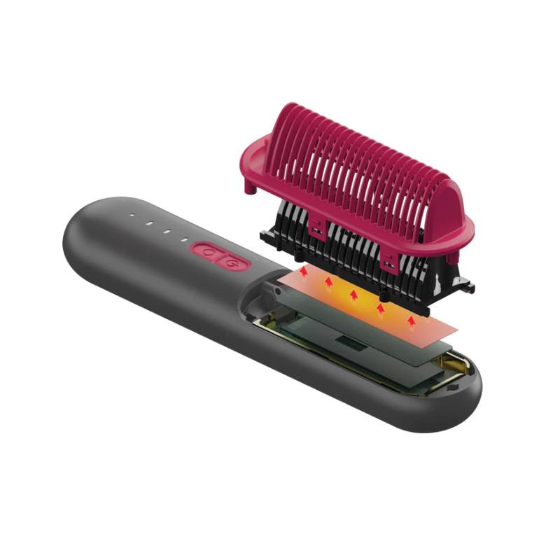 Momax Ultra Sleek Cordless Hair Straightener Brush (HL12E) - XtraSure | Apple Authorized Reseller in Myanmar