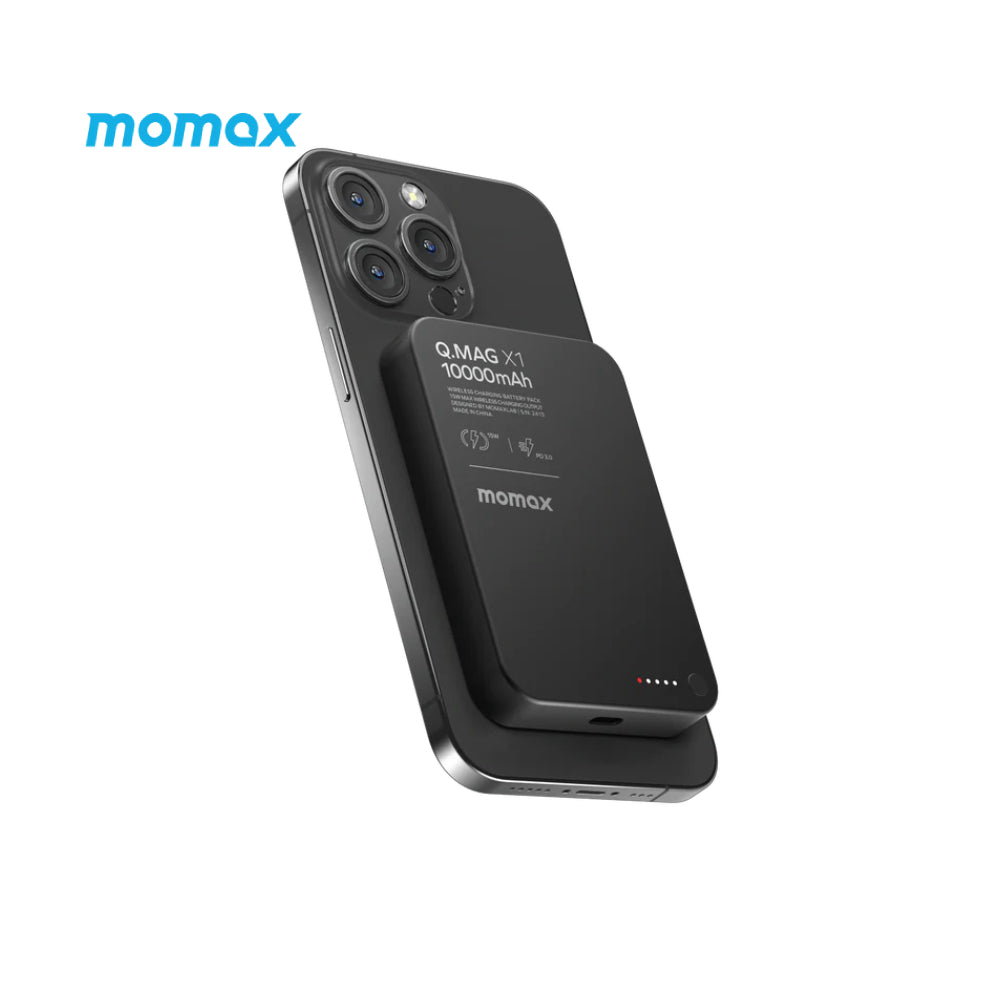 Momax 10000 mAh Wireless PowerBank - XtraSure | Apple Authorized Reseller in Myanmar