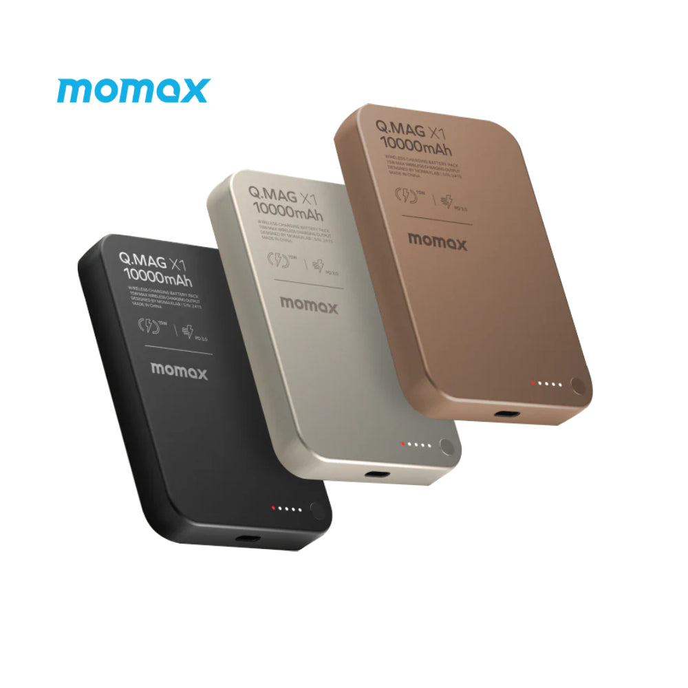 Momax 10000 mAh Wireless PowerBank - XtraSure | Apple Authorized Reseller in Myanmar