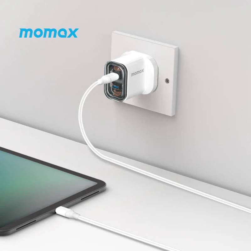 Momax 2 Port Gan Charger 35W (UM51UKW) - XtraSure | Apple Authorized Reseller in Myanmar
