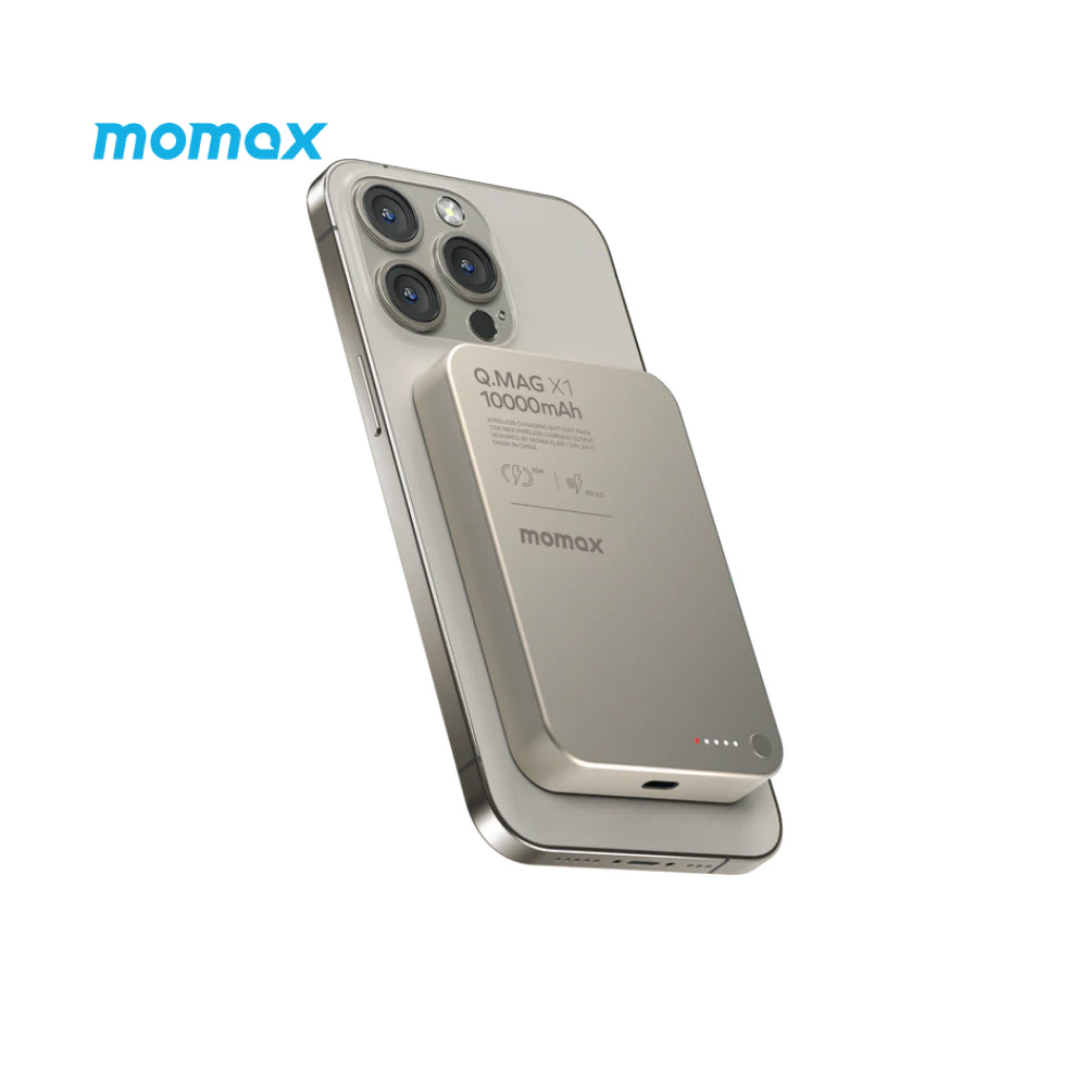 Momax 10000 mAh Wireless PowerBank - XtraSure | Apple Authorized Reseller in Myanmar