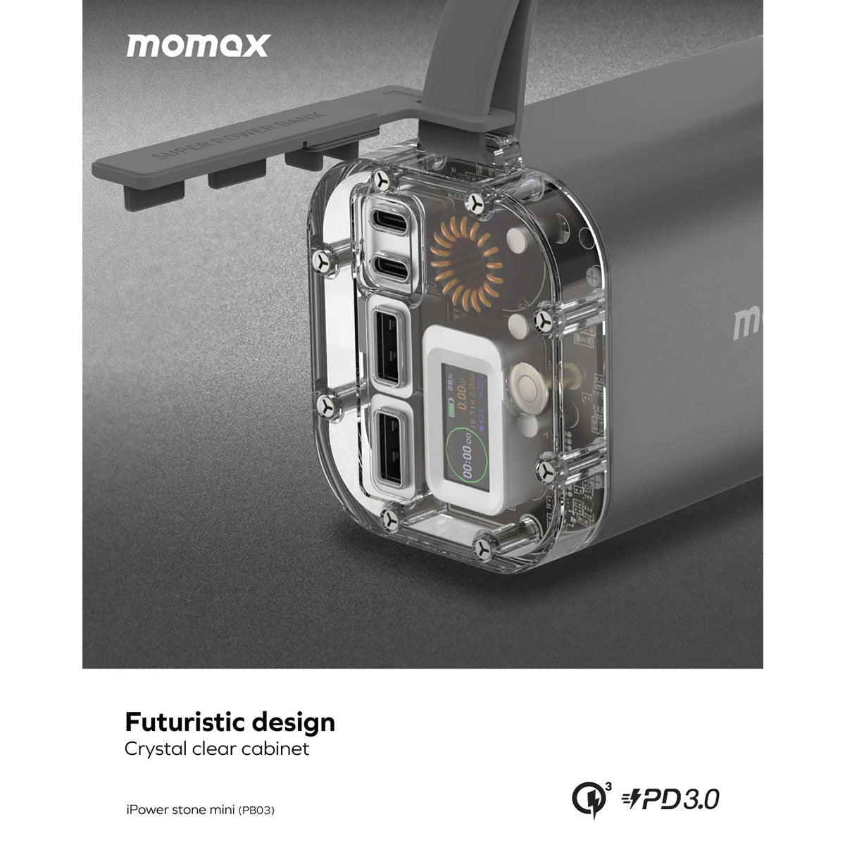 Momax iPowerstone Mini Portable Energy Storage Power Supply - XtraSure | Apple Authorized Reseller in Myanmar