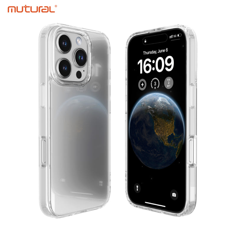 Mutural Clear Case for iPhone 15