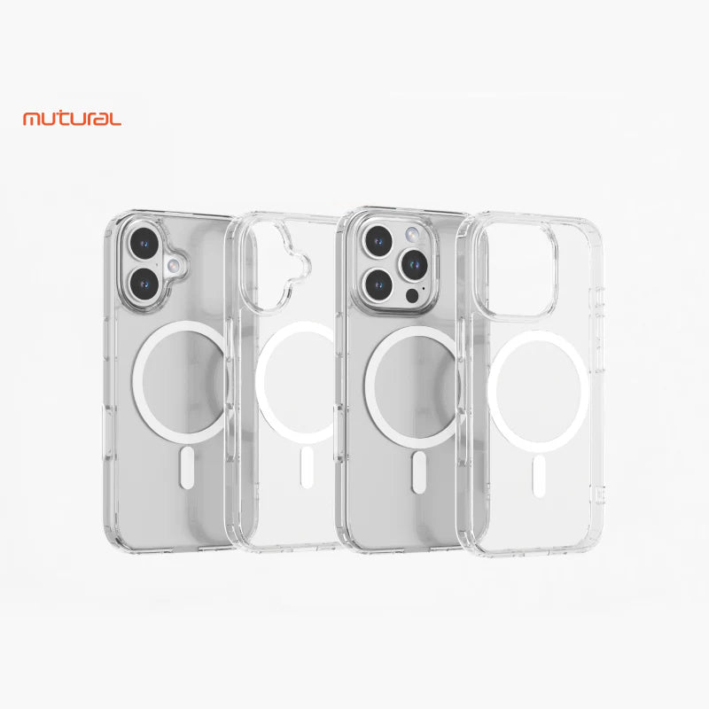Mutural Clear Magsafe Case for iPhone 16
