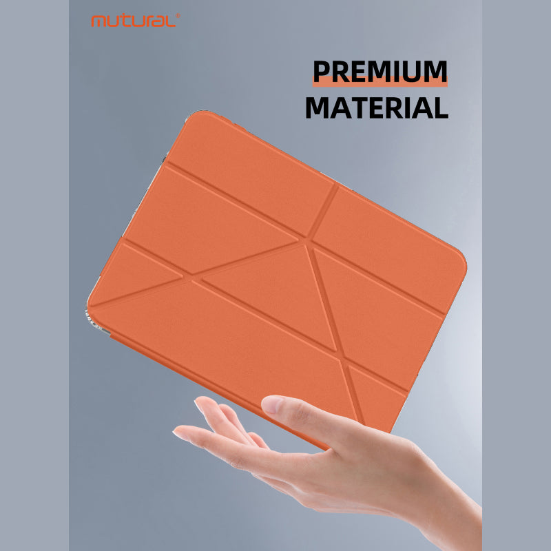 Mutural Clear Pro Folio Case for iPad M4/M3 & M2 Air 13"/ M2 Pro 12.9"