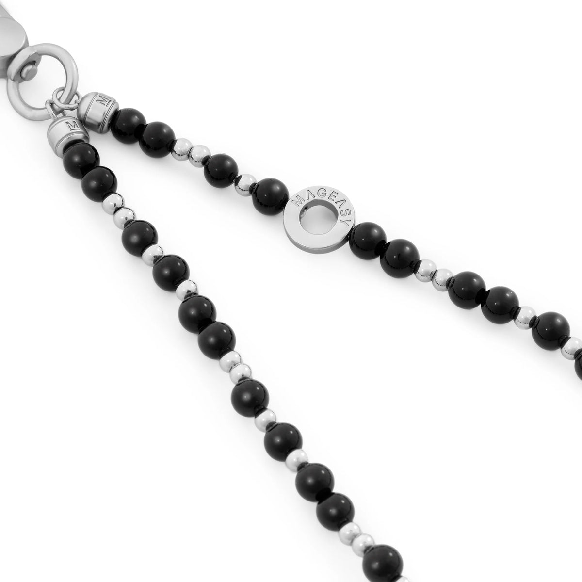 MagEasy Beaded Wrist Strap + Strap Card (Snap Hook (with Strap Card))