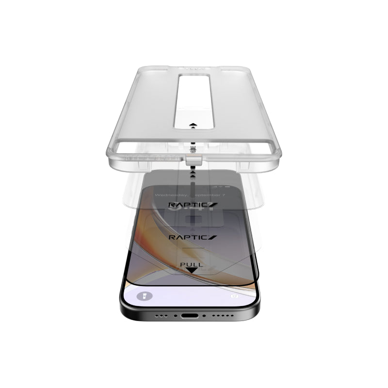 Raptic Air Glass Privacy Screen Protector for iPhone 17 Series