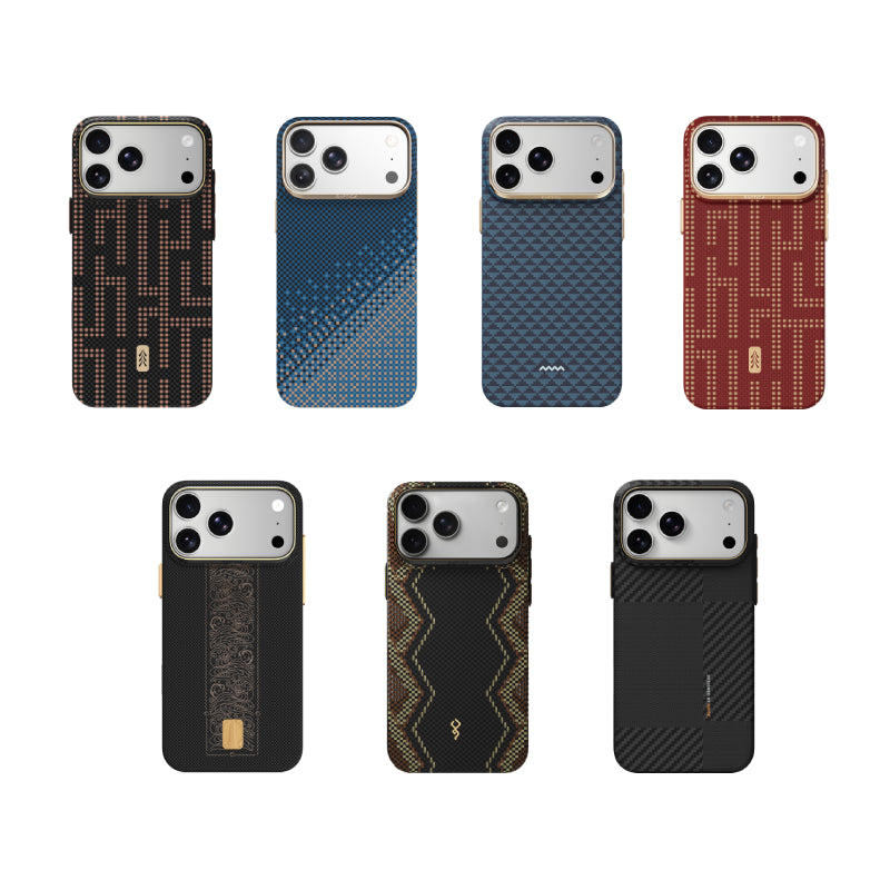 Raptic Aramid Fiber Skin-Origin Magsafe Case for iPhone 18 Series
