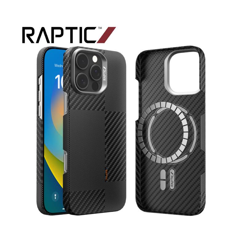 Raptic Aramid Fibre Croxx Mondrian MagSafe for iPhone 16 Series - XtraSure | Apple Authorized Reseller in Myanmar