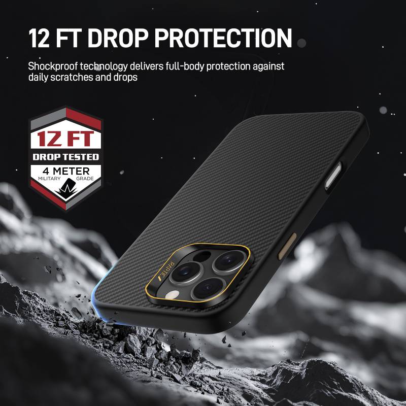 Raptic Aramid Fibre MagSafe 600D for iPhone 16 Series - XtraSure | Apple Authorized Reseller in Myanmar