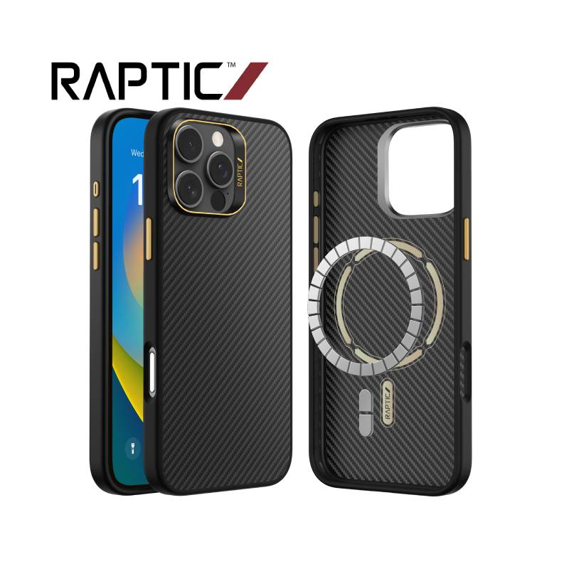 Raptic Aramid Fibre MagSafe 600D for iPhone 16 Series - XtraSure | Apple Authorized Reseller in Myanmar