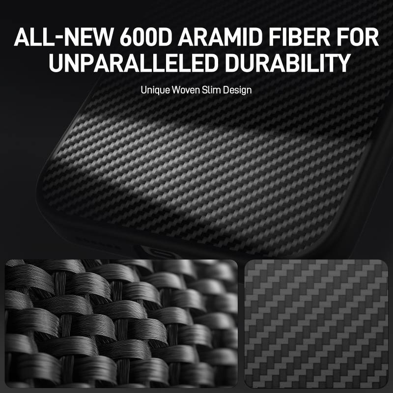 Raptic Aramid Fibre MagSafe 600D for iPhone 16 Series - XtraSure | Apple Authorized Reseller in Myanmar