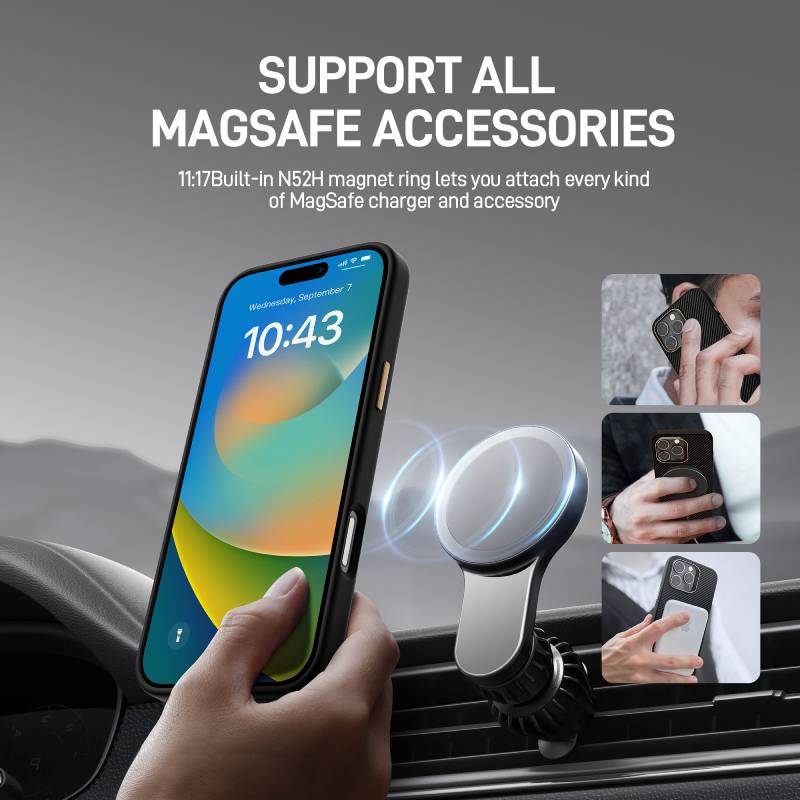 Raptic Aramid Fibre MagSafe 600D for iPhone 16 Series - XtraSure | Apple Authorized Reseller in Myanmar