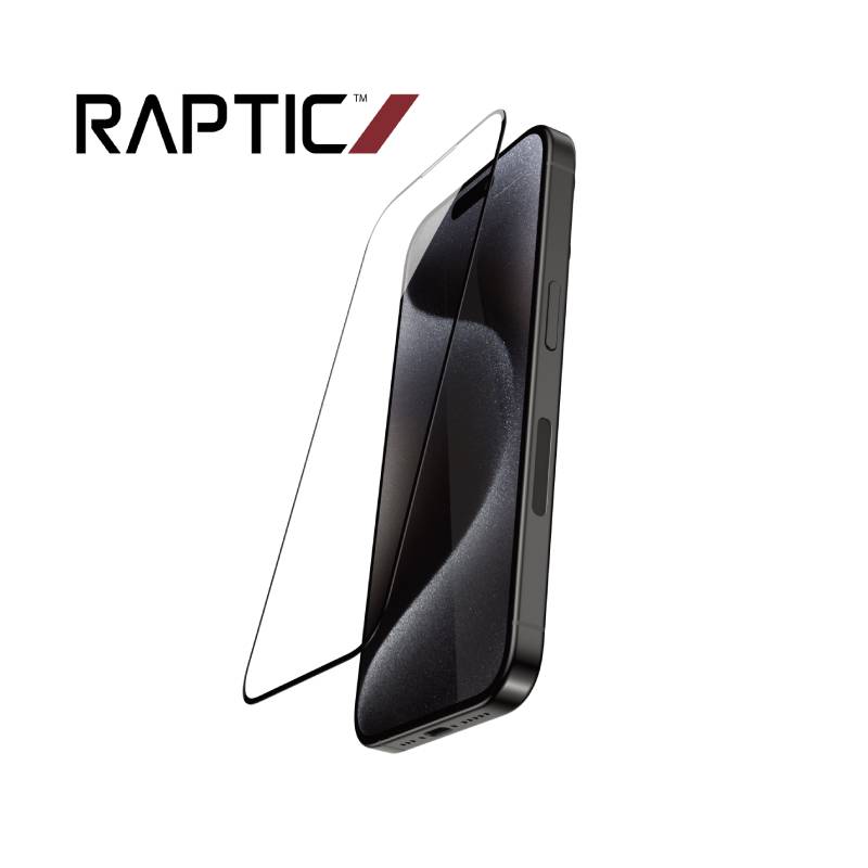 Raptic Glass Full Coverage for iPhone 16 Series - XtraSure | Apple Authorized Reseller in Myanmar