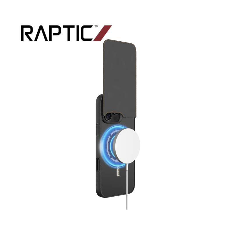 Raptic Slim Wallet Kickstand for iPhone 16 Series - XtraSure | Apple Authorized Reseller in Myanmar