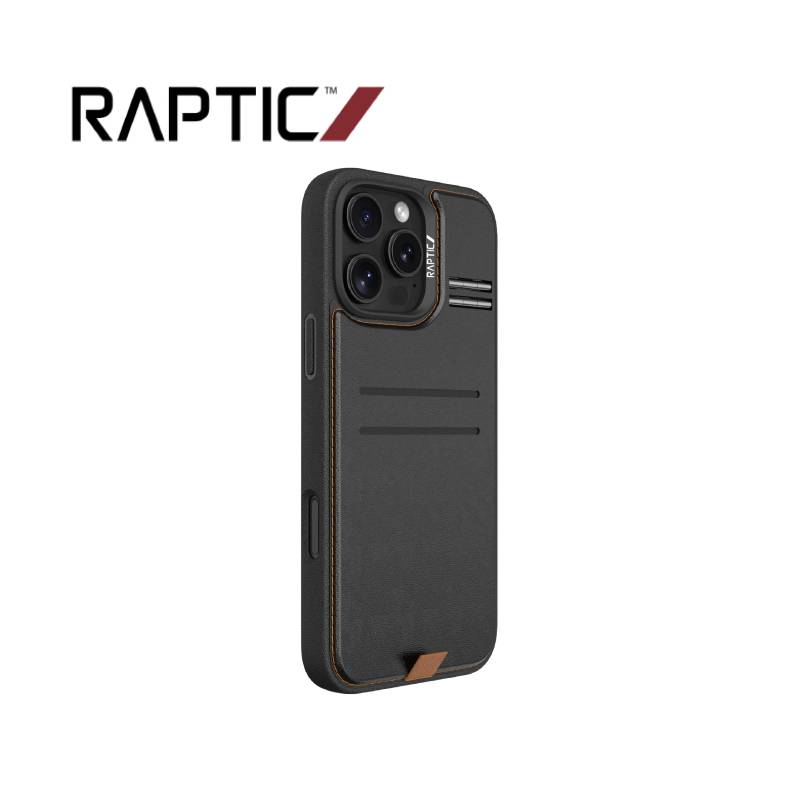 Raptic Slim Wallet Kickstand for iPhone 16 Series - XtraSure | Apple Authorized Reseller in Myanmar