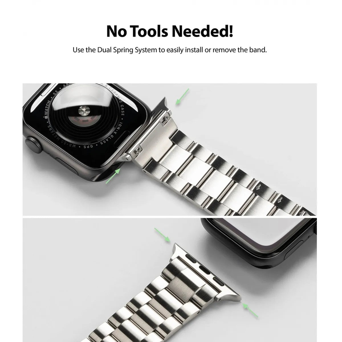 Ringke Metal One Apple Watch Band for 38/40/41 mm (Silver) - XtraSure | Apple Authorized Reseller in Myanmar