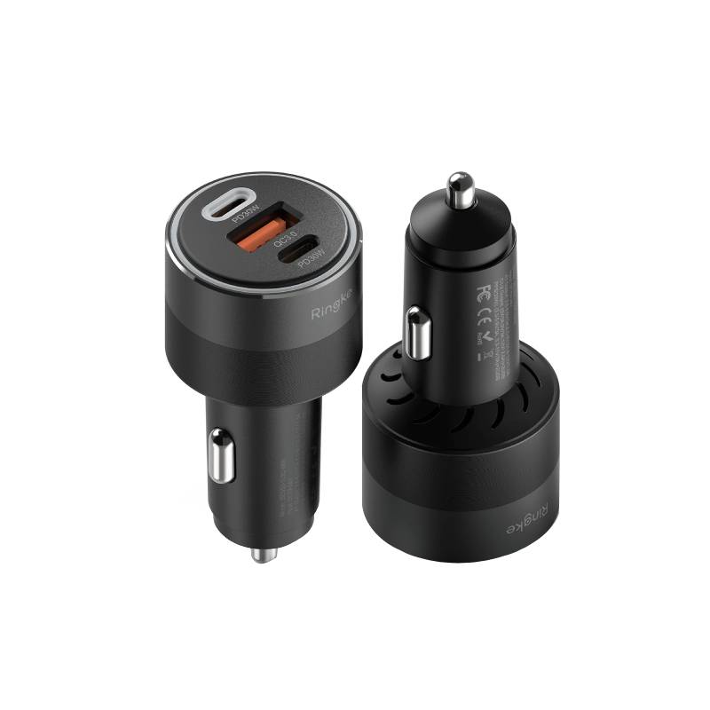 Ringke 3Ports Car Fast Charger - XtraSure | Apple Authorized Reseller in Myanmar
