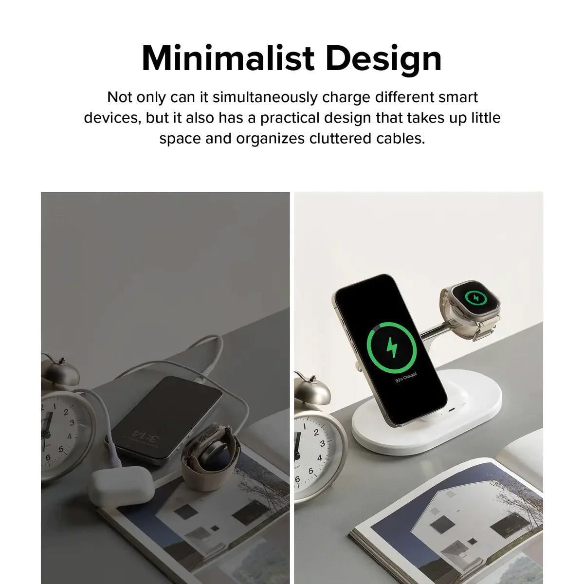 Ringke 3 in 1 Magnetic Wireless Charging Stand - XtraSure | Apple Authorized Reseller in Myanmar