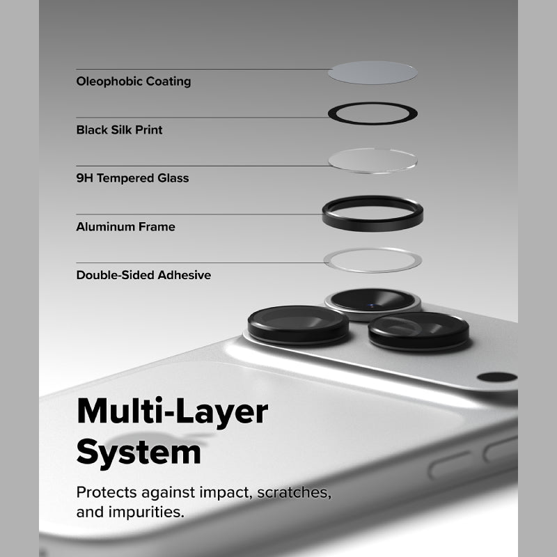 Ringke Camera Lens Frame Glass for iPhone 17 Series