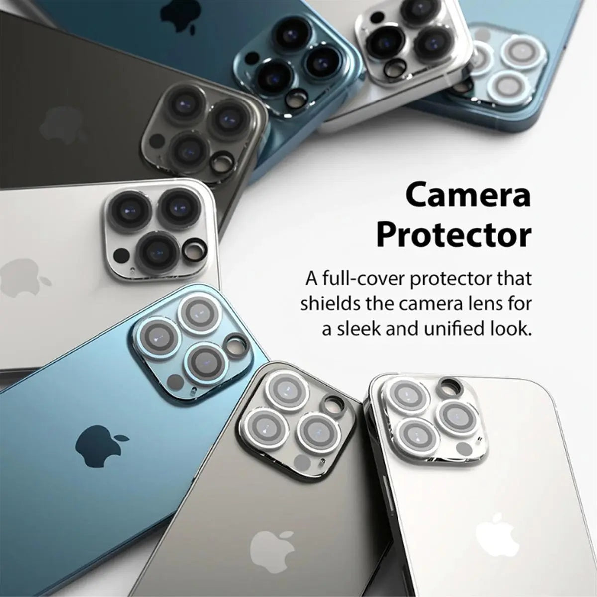 Ringke Camera Protector Glass for iPhone 13 Series – 2 Packs (Clear) - XtraSure | Apple Authorized Reseller in Myanmar