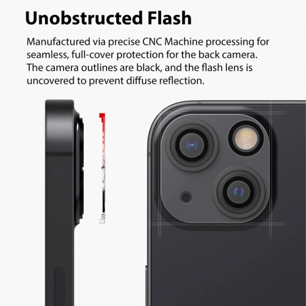 Ringke Camera Protector Glass for iPhone 13 Series – 2 Packs (Clear) - XtraSure | Apple Authorized Reseller in Myanmar